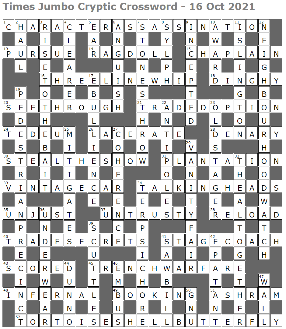 Times Jumbo Cryptic Crossword 1522 Lucian Poll #39 s Web Ramblings